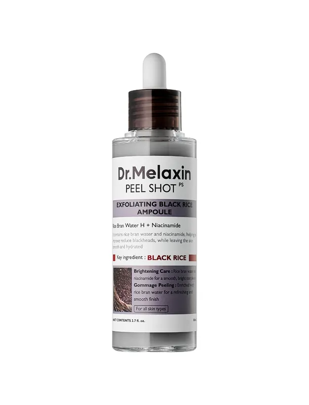 Tilaa Heti Dr.Melaxin Peel Shot Exfoliating Black Rice Ampoule