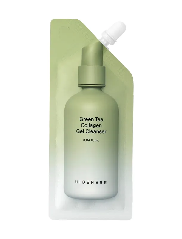 HIDEHERE Green Tea Collagen Gel Cleanser Asiakkaiden Suosikki
