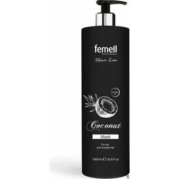 Femell Classic Line Coconut Hiusnaamio Kuiville Ja Käsitellyille Hiuksille Loppuunmyynti