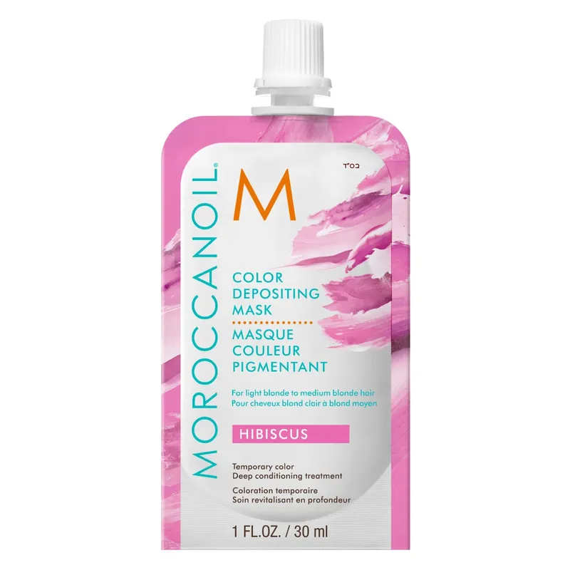 MOROCCANOIL Color Depositing Mask Hibiscus 30 ml Turvallinen Maksu