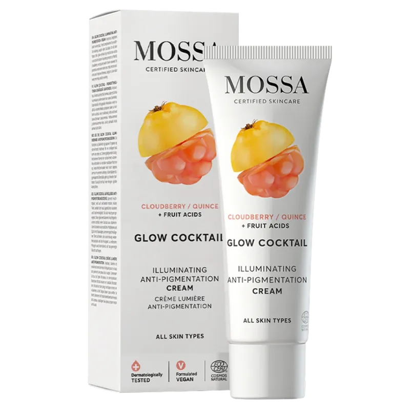Uusi Kokoelma Mossa Glow Cocktail Illuminating Anti-Pigmentation Cream - Kirkastava kasvovoide 50 ml