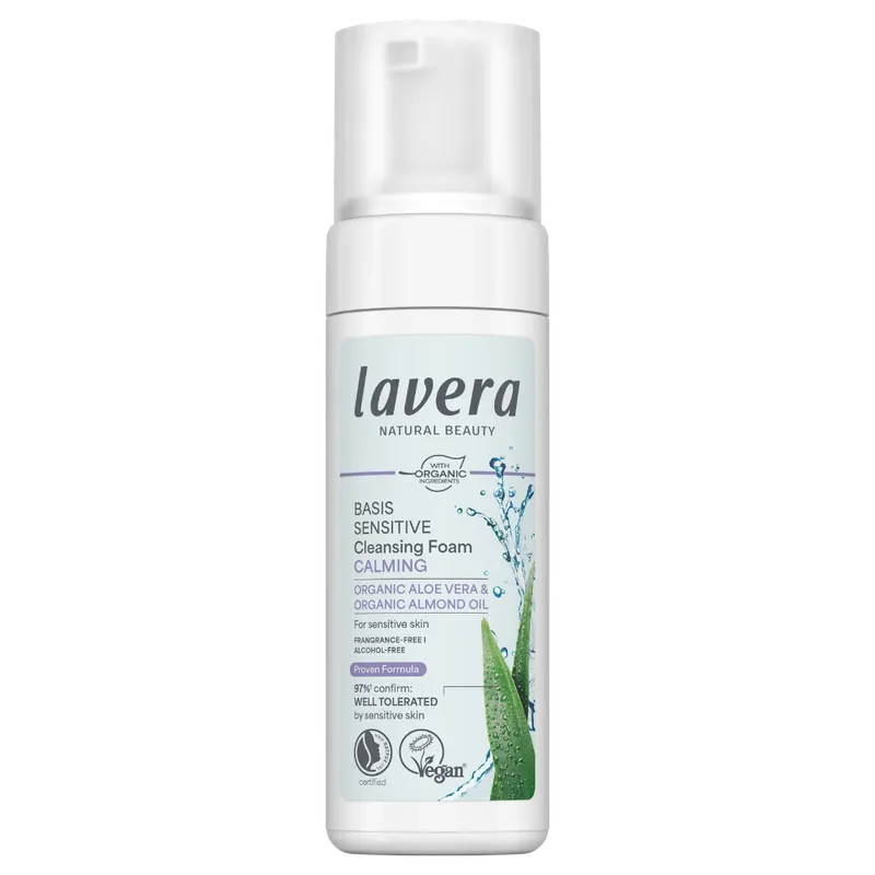 Lavera Basis Sensitiv Cleansing Foam - Puhdistusvaahto 150 ml Viikonlopputarjous