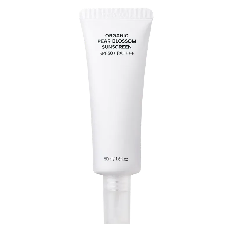Whamisa Organic Pear Blossom Sunscreen SPF50 - Aurinkovoide 50 ml Uusi Malli