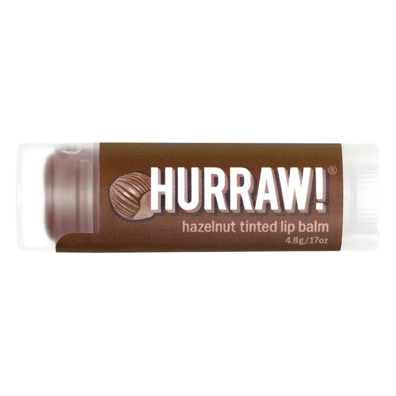 Sertifioitu Hurraw! Hazelnut Tinted Lip Balm - Sävyttävä huulivoide 4,8 g