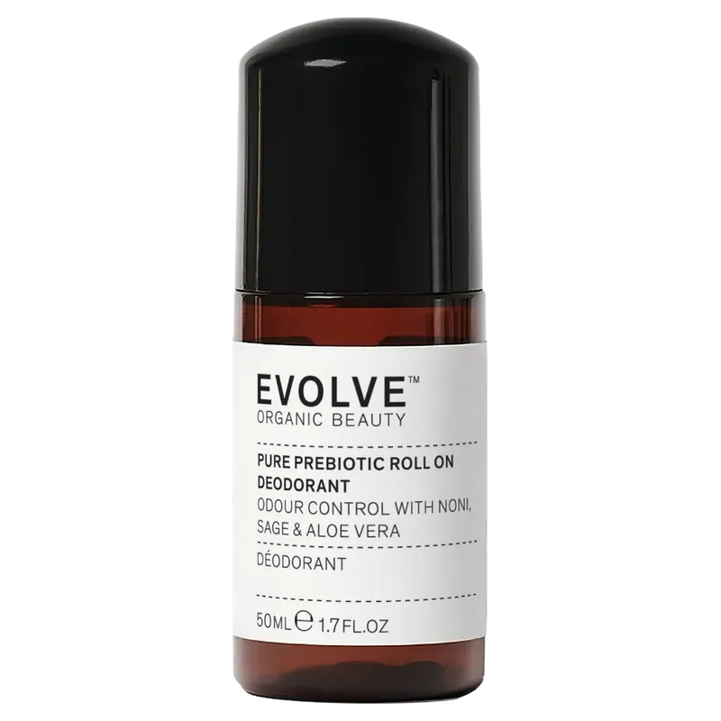 Evolve Organic Beauty Pure Prebiotic Roll On Deodorant - Deodorantti 50 ml Pakollinen (Must-Have)