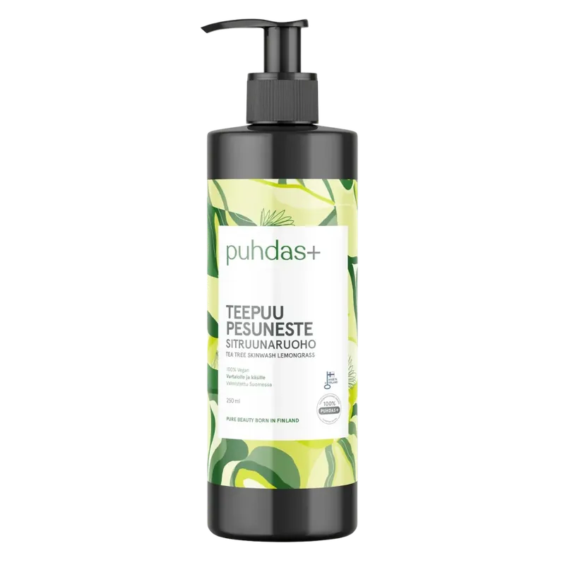 Korkea Laatu Puhdas+ Teepuu Pesuneste Sitruunaruoho 250 ml