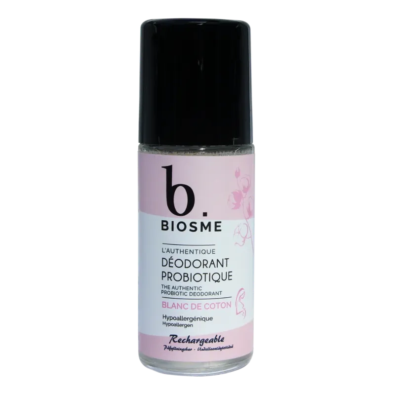 Biosme Probiotic Deodorant Blanc de Coton - Roll-On Deodorantti 50 ml Osta Nyt