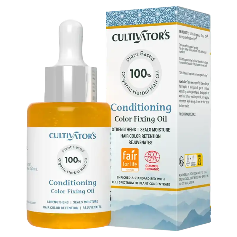 Cultivators Organic Conditioning Herbal Hair Oil - Hiusöljy 30 ml Osta Verkossa