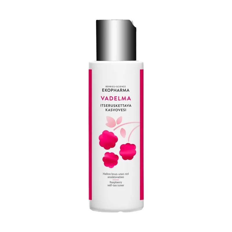 Asiakkaiden Suosikki Ekopharma Vadelma Itseruskettava Kasvovesi 100ml