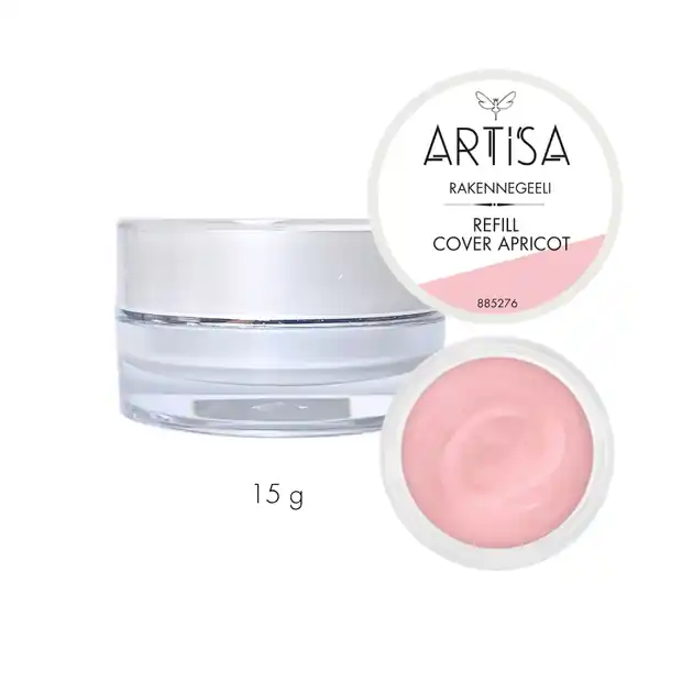 Tarjous Rakennegeeli - ARTISA - Refill Cover Apricot - 15g