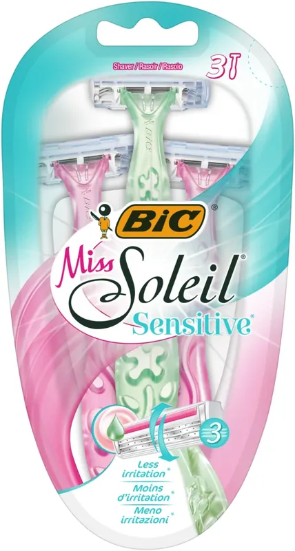 BIC varsiterä Miss Soleil Sensitive 3kpl Halpa Hinta