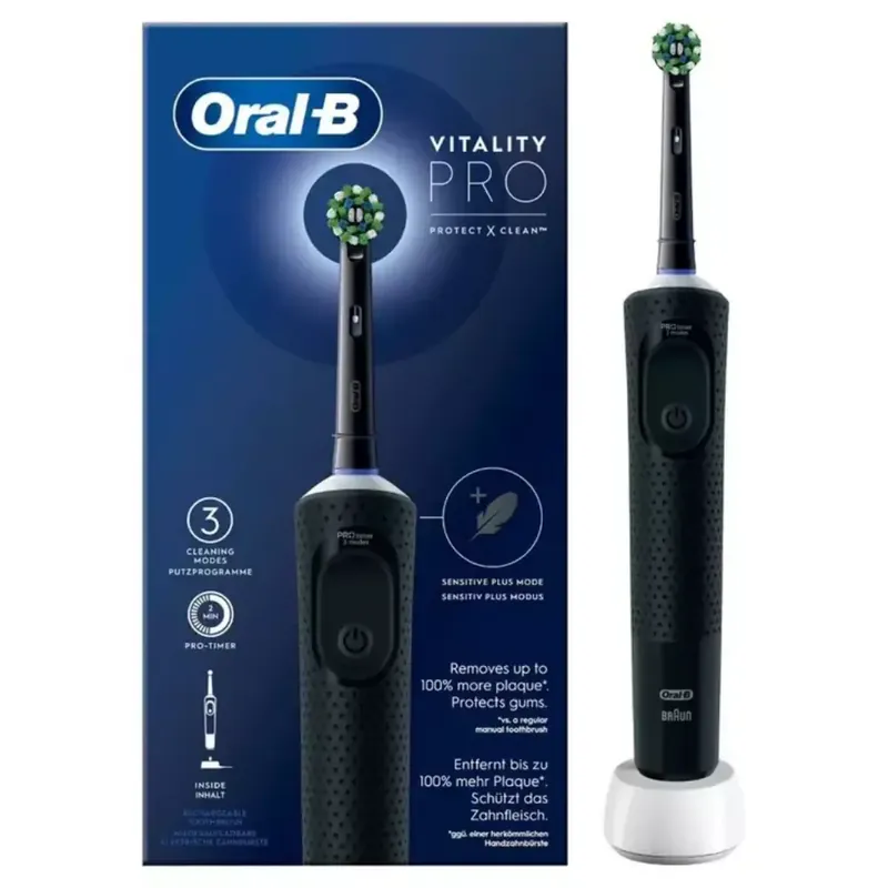 Alennettu ORAL-B SÄHKÖHAMMASHARJA VITALITY PRO BLACK