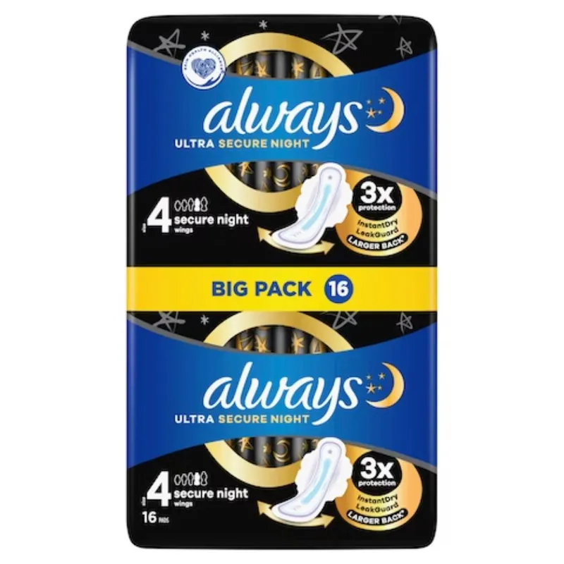 ALWAYS ULTRA SECURE NIGHT 4 WINGS 16KPL Uutuus