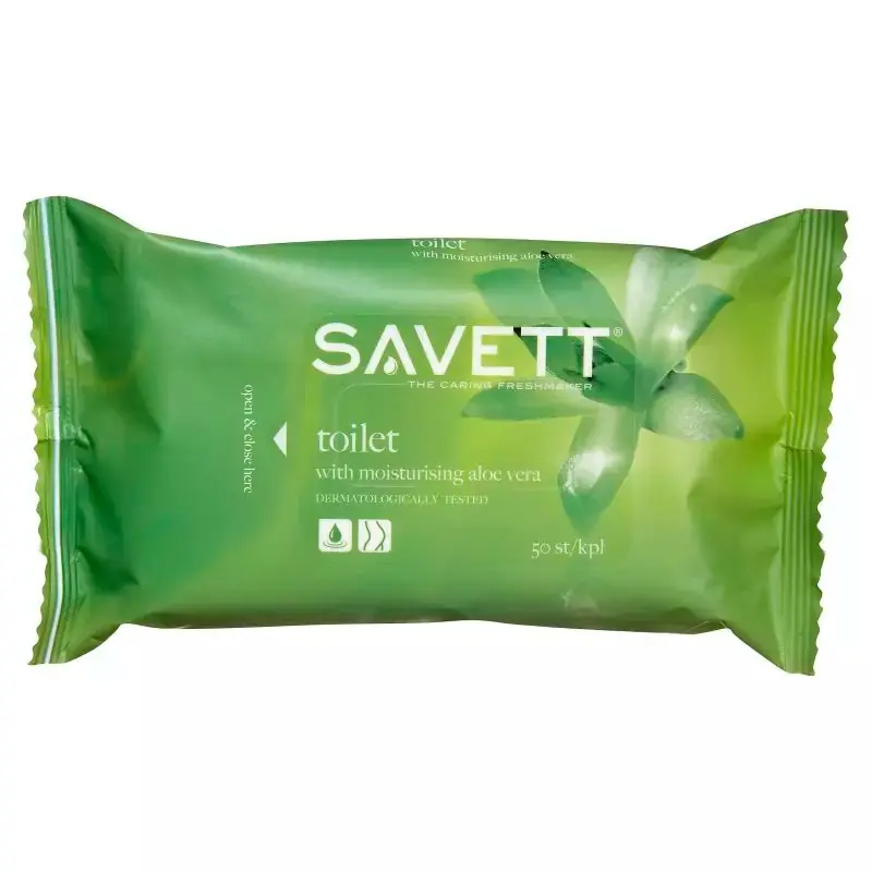 SAVETT SANITEETTIPYYHE 50KPL Suosittu