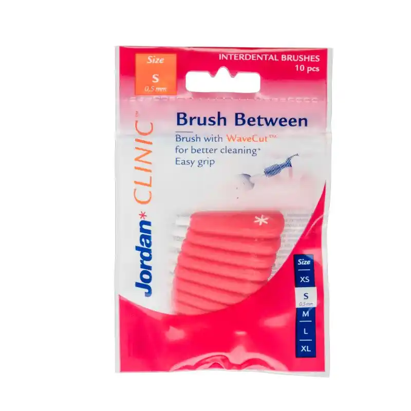 HAMMASVÄLIHARJA JORDAN BRUSH BETWEEN 10KPL/PAKKAUS Edullinen