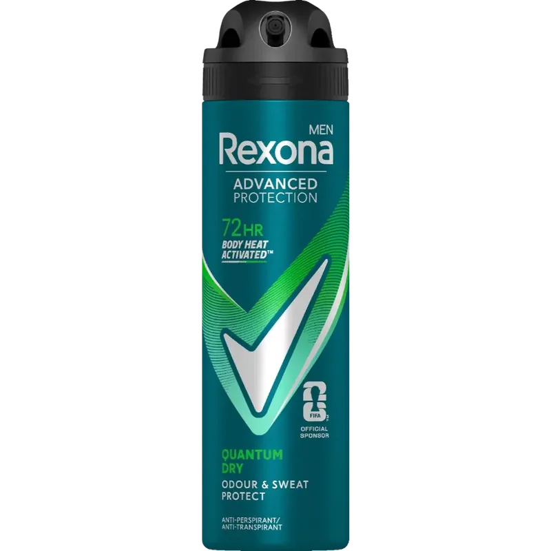 Kuuma Tarjous REXONA ADVANCED QUANTUM ANTIPERSPIRANTTI SPRAY 150ML