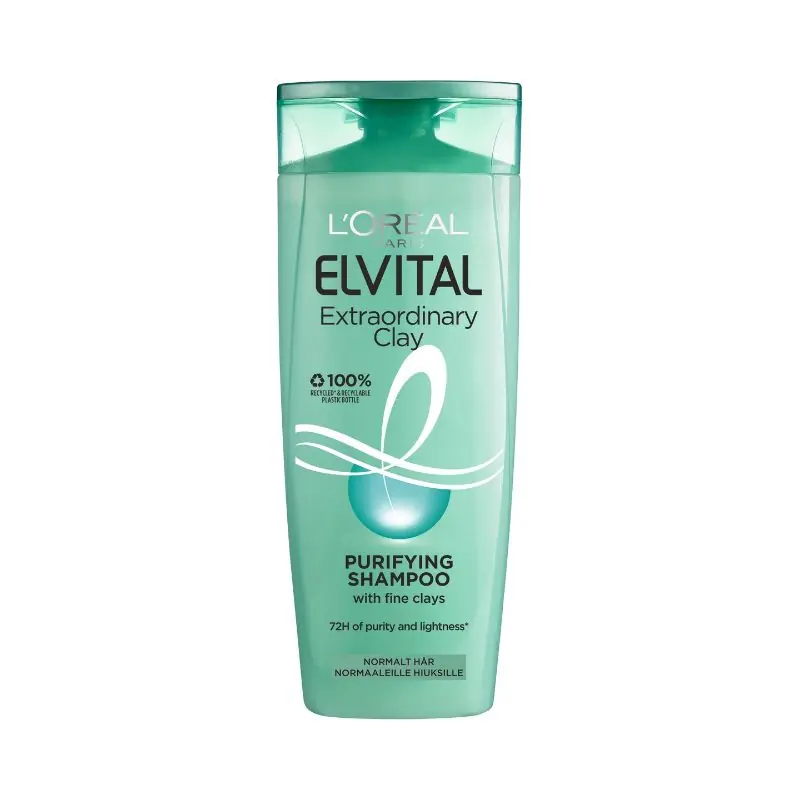 Suosittu ELVITAL 250ML EXTRAORDINARY CLAY SHAMPOO