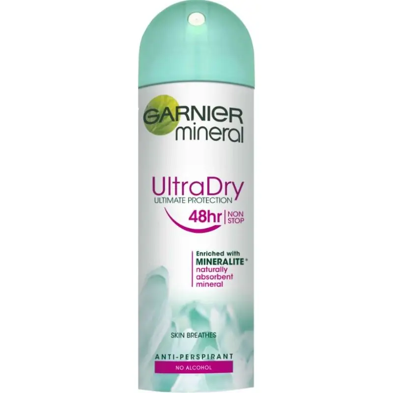 Viikonlopputarjous GARNIER MINERAL ULTRA DRY SPRAY 150ML
