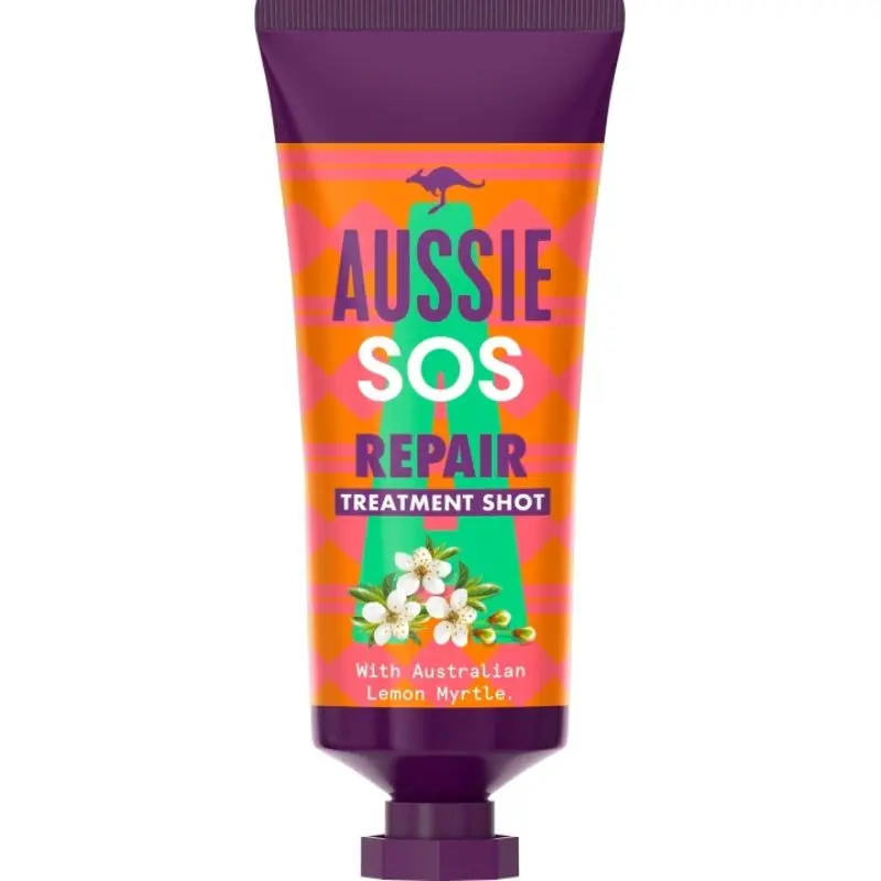 AUSSIE SOS REPAIR TREATMENT SHOT TEHOHOITO 25ML Alennettu