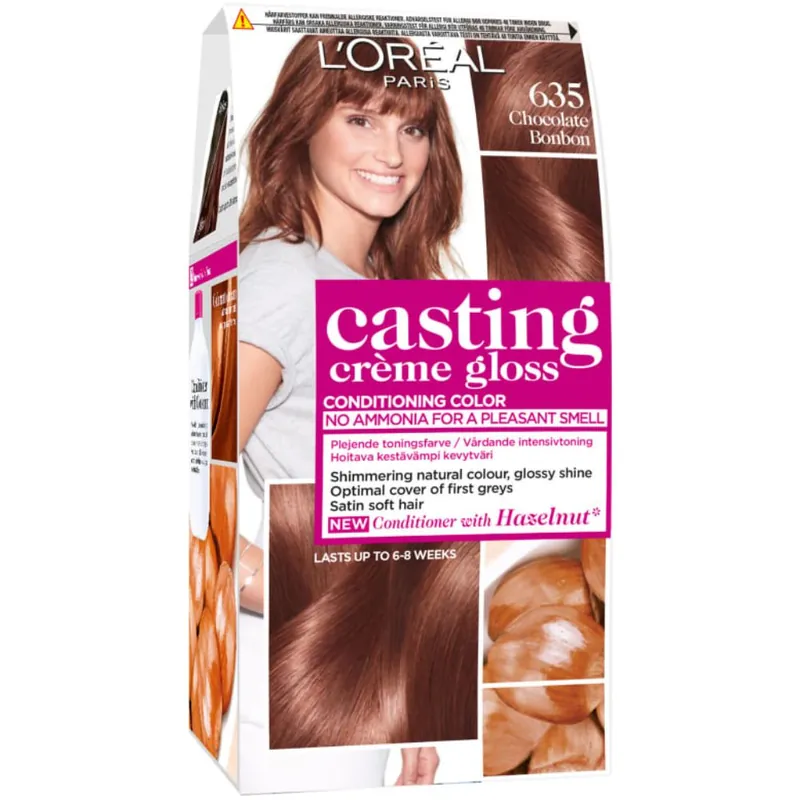 CASTING CRèME GLOSS 635 CHOCOLATE BONBON KEVYTVÄRI Nopea Toimitus