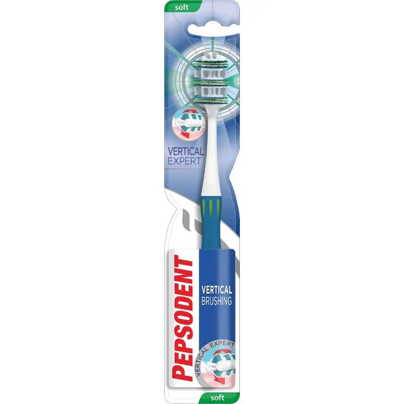 PEPSODENT VERTICAL EXPERT SOFT HAMMASHARJA Loppuunmyynti