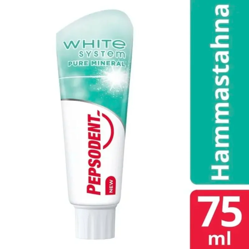 Tukkuhinta PEPSODENT WHITE SYSTEM PURE MINERAL 75ML