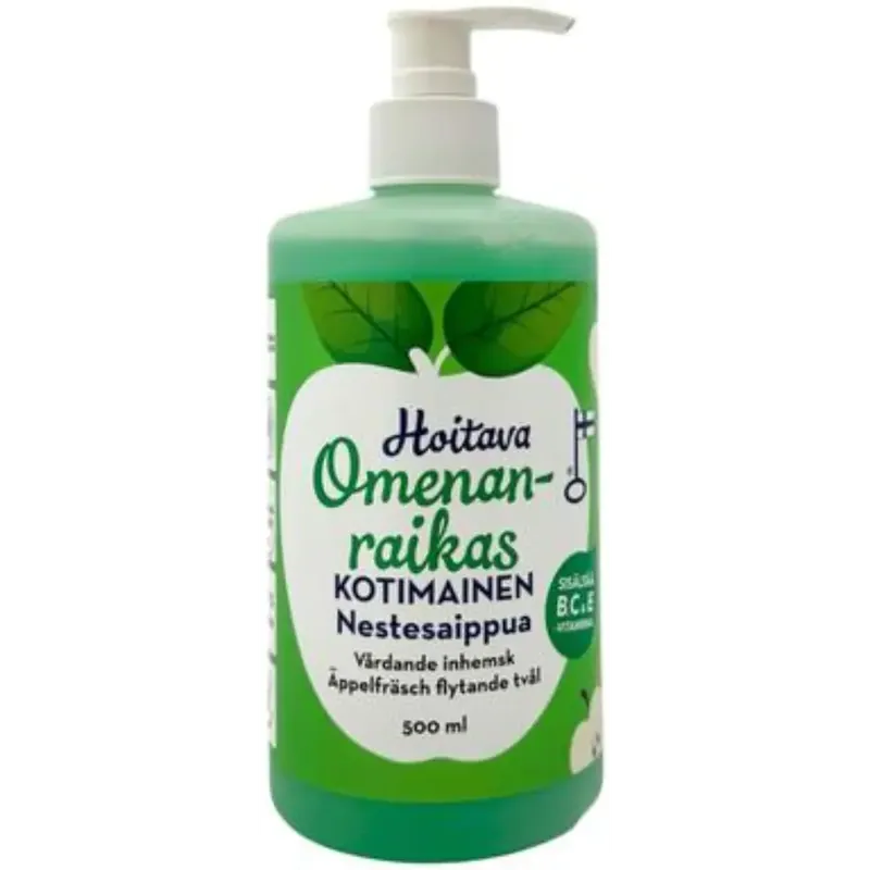 Kuuma Tarjous HOITAVA OMENANRAIKAS NESTESAIPPUA 500ML