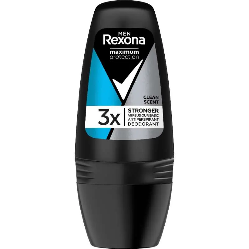 REXONA MEN 50 ML MAXIMUM PROTECTION CLEAN SCENT ROLL-ON Sertifioitu