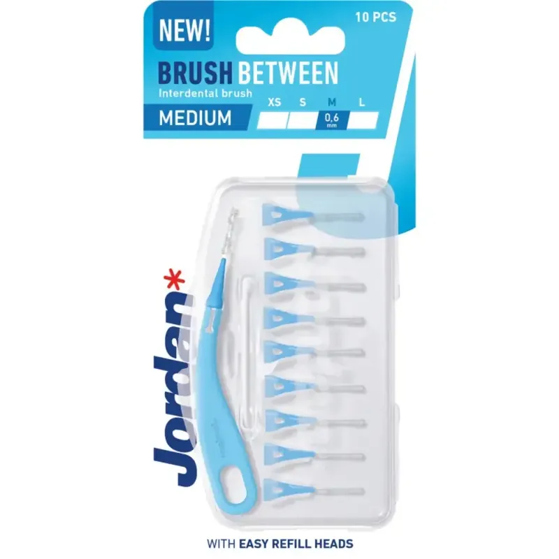 Uusi Kokoelma JORDAN 10KPL BRUSH BETWEEN M 0,6MM
