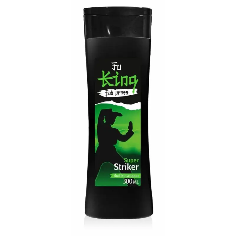 Heti Saatavilla SUIHKUSAIPPUA FU KING FAB PRESS 300ML SUPER STRIKER