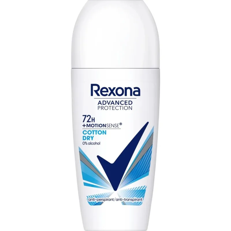 REXONA ADVANCED COTTON ANTIPERSPIRANTTI ROLL-ON 50ML Sertifioitu