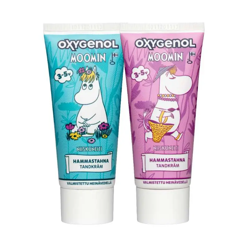 OXYGENOL 50 ML MUUMI NIISKUNEITI LASTEN HAMMASTAHNA Merkkituote