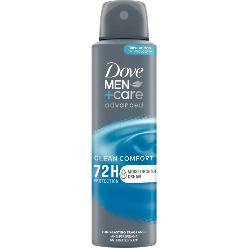 DOVE MEN ADVANCED CLEAN ANTIPERSPIRANTTI SPRAY 150ML Edullinen Hinta