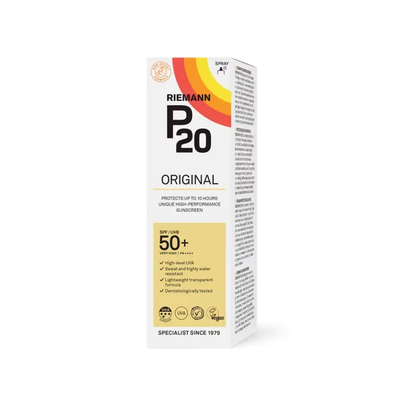 Merkkituote RIEMANN P20 ORIGINAL SPF50+ SPRAY AURUNKOSUOJA100ML