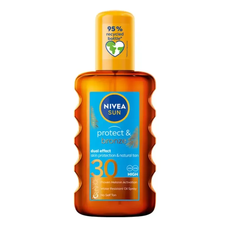 Pikatoimitus NIVEA SUN 200ML SK30 AURINKOSUOJAÖLJY PROTECT&BRONZE