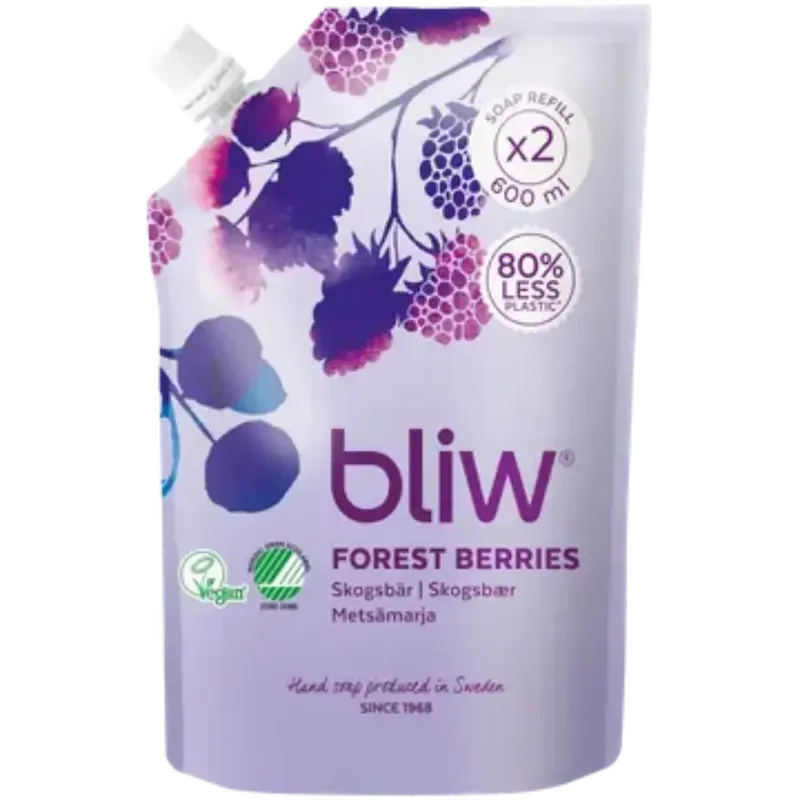 BLIW 600ML MARJAMETSÄ TÄYTTÖPUSSI NESTESAIPPUA Tarjoushinta