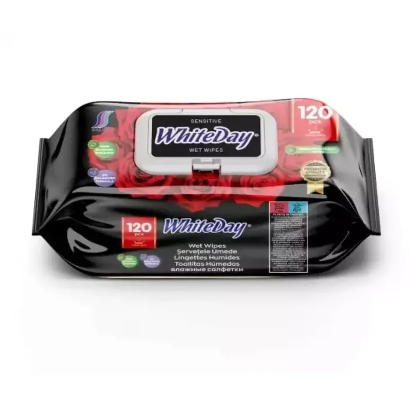 WHITEDAY ROSE KOSTEUSPYYHKEET 120KPL Pakollinen (Must-Have)