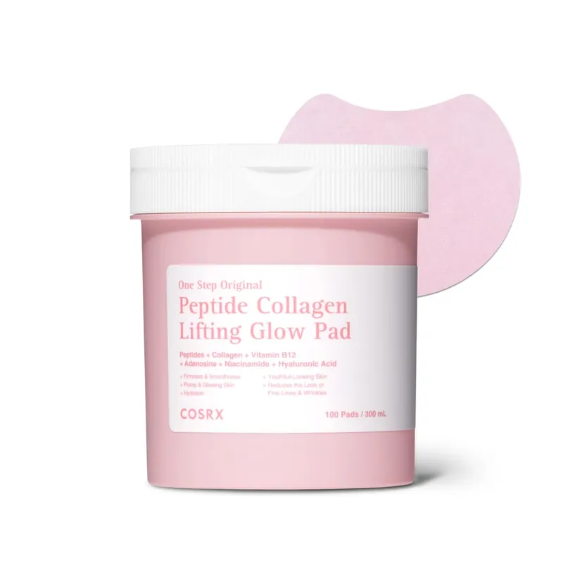 Tarjoushinta COSRX One Step Original Peptide Collagen Lifting Glow Pad kasvovesilaput