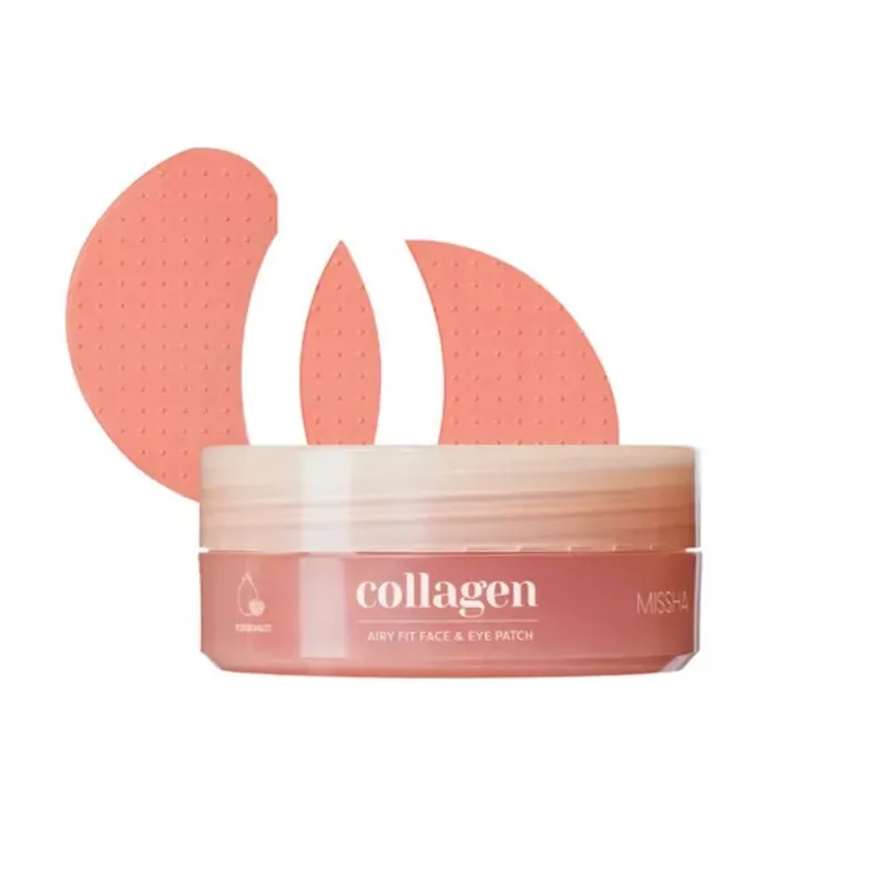 Lähetetään Heti MISSHA Airy Fit Collagen Lifting Face & Eye Patch kasvo- ja silmälaput