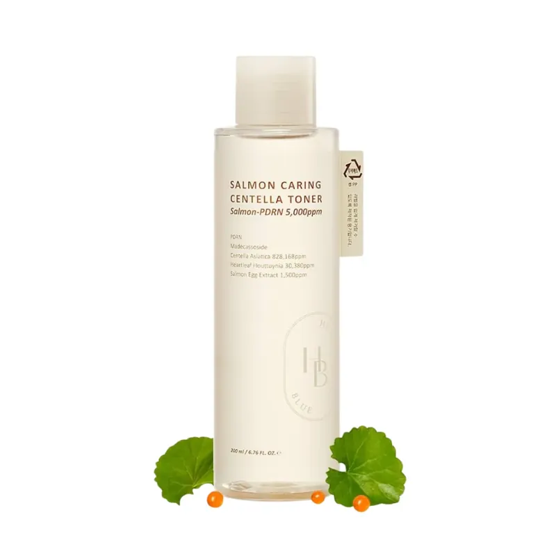 HEVEBLUE Salmon Caring Centella Toner kasvovesi Bestseller