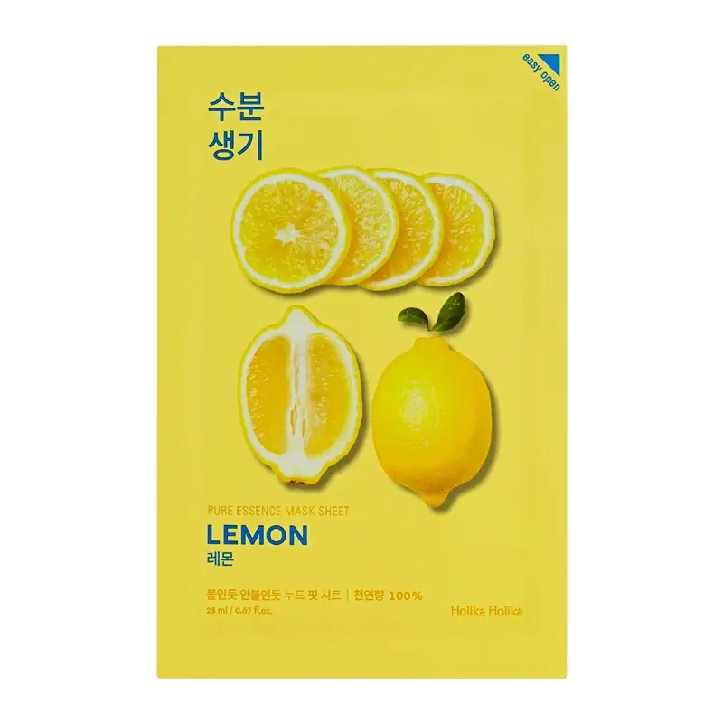 Suosittu HOLIKA HOLIKA Pure Essence Mask Sheet Lemon kangasnaamio