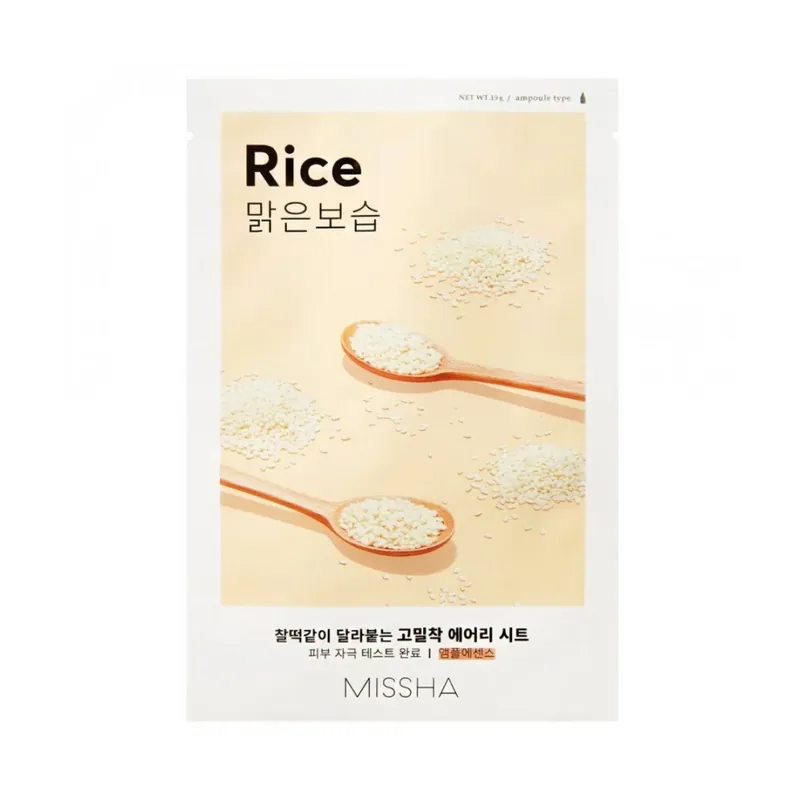 MISSHA Airy Fit Rice Sheet Mask kangasnaamio Bestseller