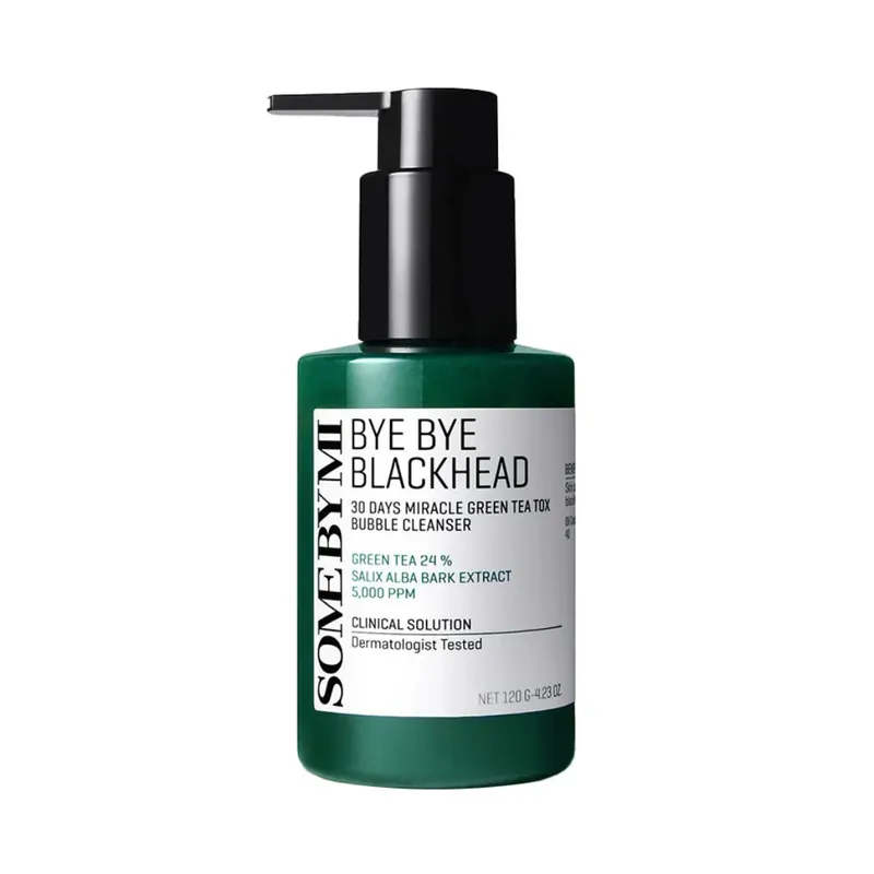 Merkkituote SOME BY MI Bye Bye Blackhead Miracle Green Tea Tox Bubble kasvojen puhdistusaine