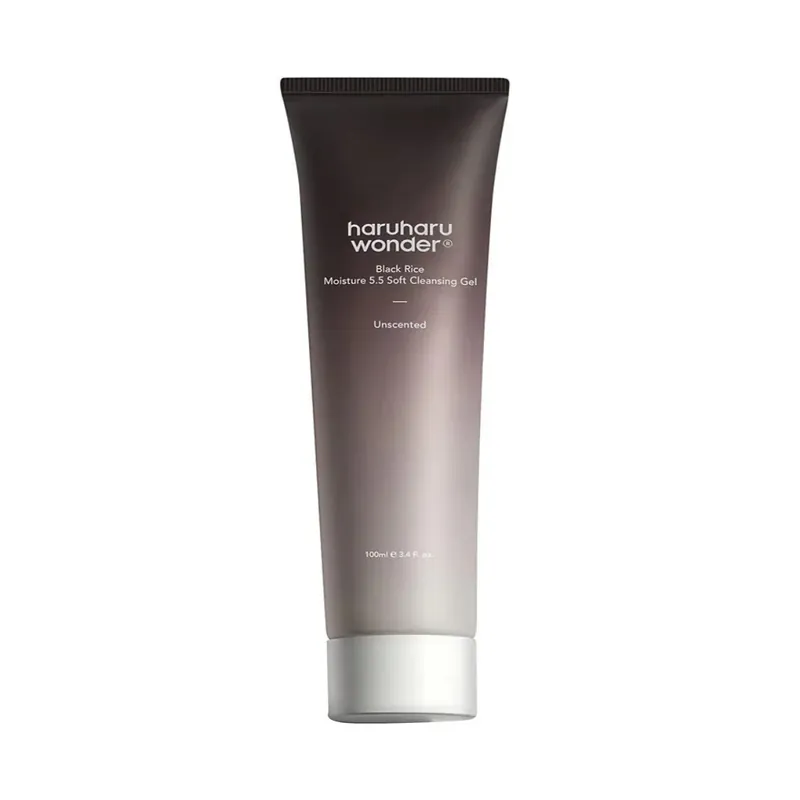 Erikoistarjous HARUHARU WONDER Black Rice Moisture 5.5 Soft Cleansing Gel kasvojen puhdistusaine