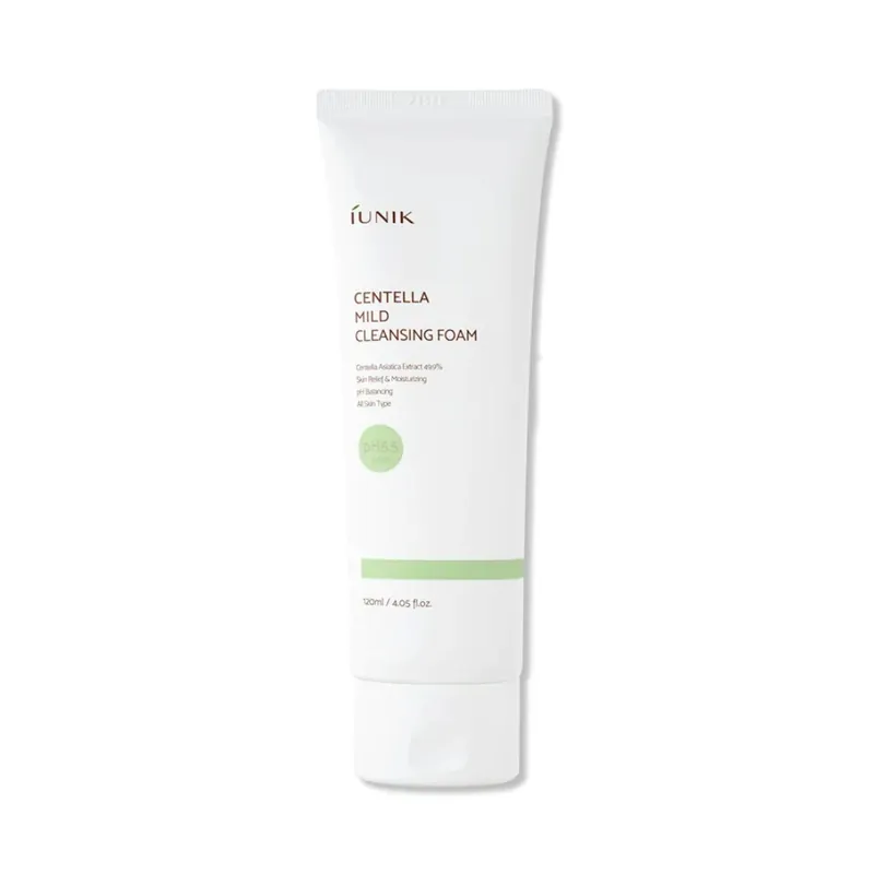 Ilmainen Palautus IUNIK Centella Mild Cleansing Foam kasvojen puhdistusaine