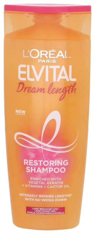 Uutuus Elvital 250ml Dream Length Restoring shampoo