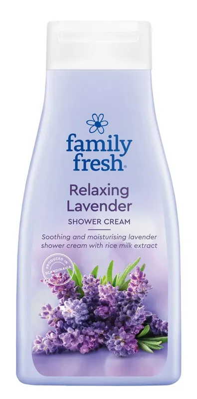 Family Fresh Relaxing Lavender shower cream suihkusaippua 500ml Rajoitettu Tarjous