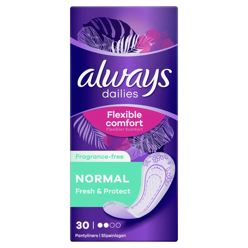 30kpl Normal Fresh&Protect pikkuhousunsuoja Kausialennus