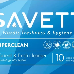 10kpl Superclean kosteuspyyhe Edullinen