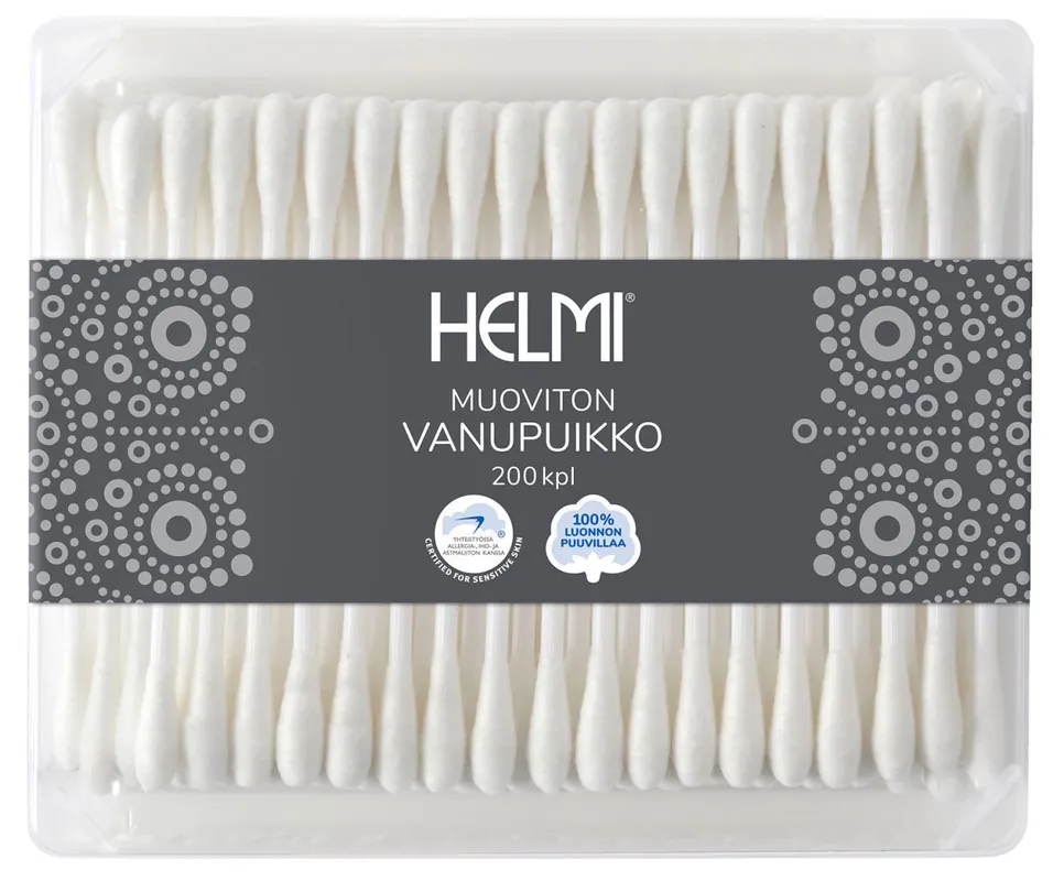 Helmi 200kpl vanupuikko, muoviton Vain Tänään